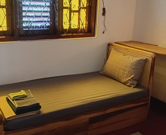 Window in room 4 surf spot accommodation sri lanka