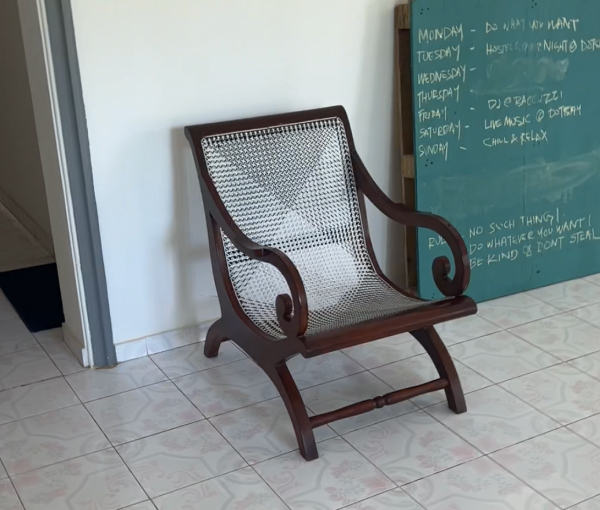 Reception area of homebase hiriketiya sri lanka