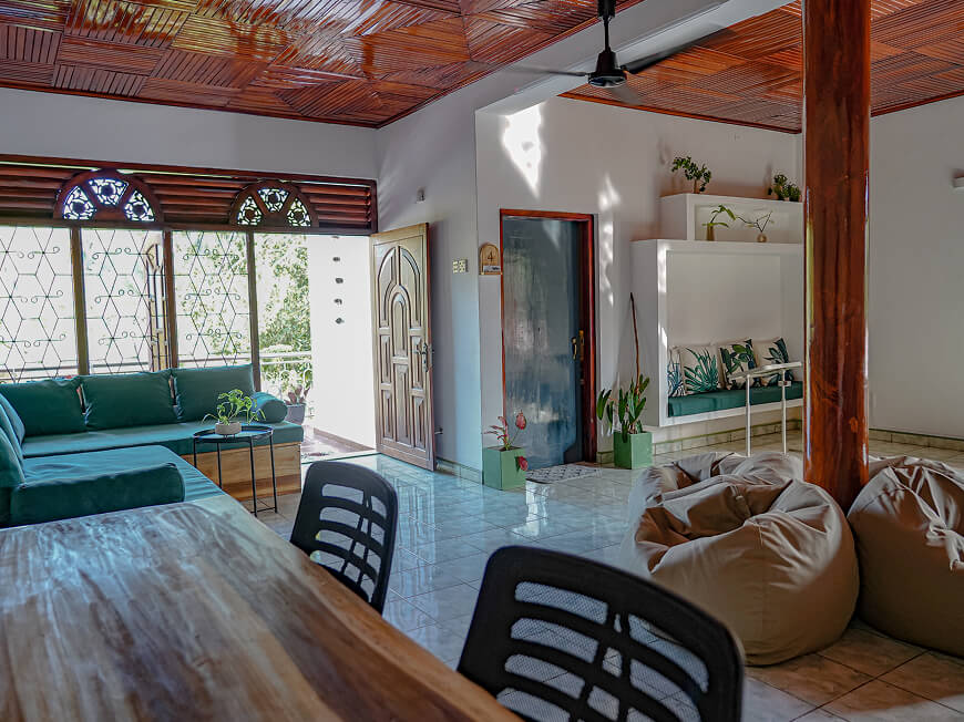 Remote-working area in Hiriketiya